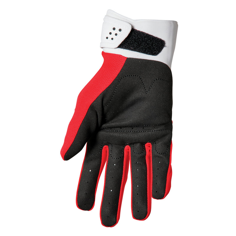Thor Mx Glove S22 Spectrum Red/White Xs ##