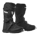 Thor Mx Straps Boot S19Y Blitz Xp Youth Mini Black Size 10-13