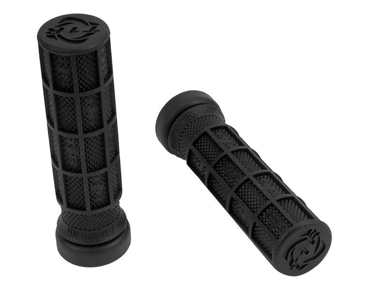 Torc1 Racing Hole Shot Grips Atv Waffle Medium Compound Black Includes Grip Glue