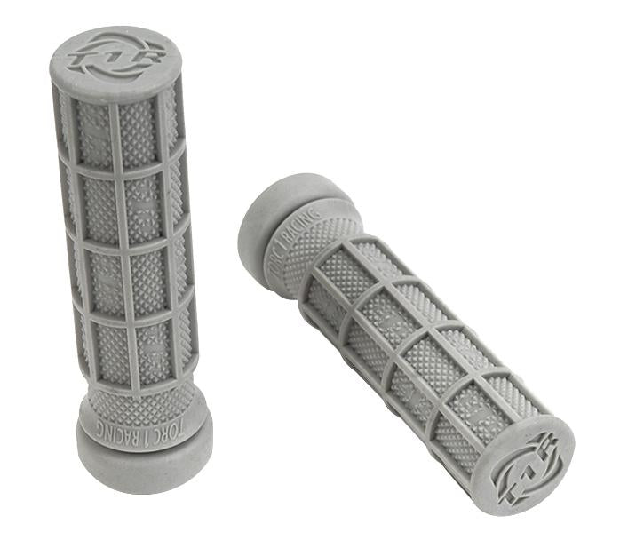 Torc1 Racing Hole Shot Grips Atv Waffle Medium Compound Gray Includes Grip Glue