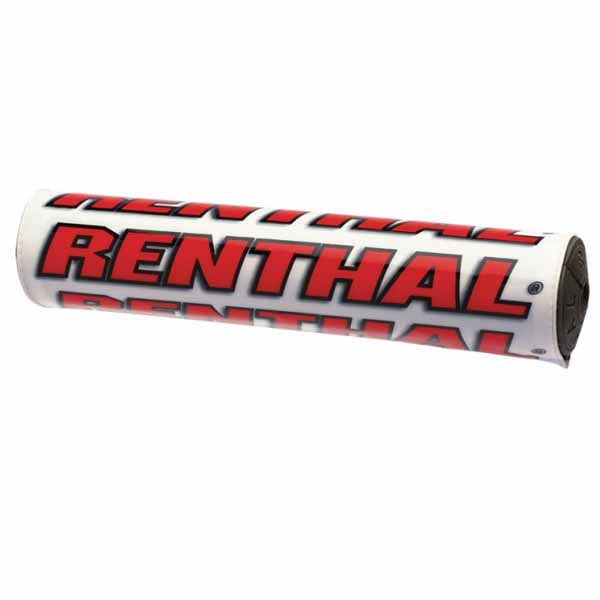 RE-P263 White Red 240mm SX Bar Pad - 10 inches long