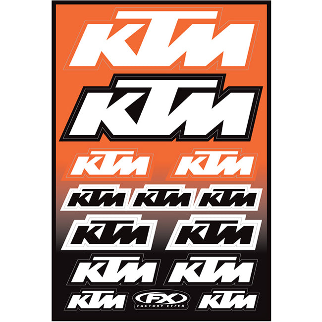 Factory Effex KTM Moto Sticker Sheet