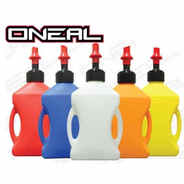 Oneal 10 litre fast fill fuel jug - will fit KTM and Husqvarnas without the need for an adaptor - white, red, orange, yellow or blue