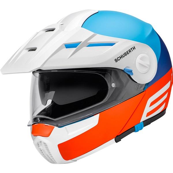 Schuberth E1 Adventure Helmet Cut Blue Medium 56cm 57cm