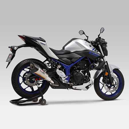 YM-180-346-5E50 - Yoshimura R-11 single exit slip-on for 2015-2017 Yamaha MT-03/YZF-R25/YZF-R3/MT-25 - Street Sports Series - SAMPLE PICTURE - HAS STAINLESS COVER