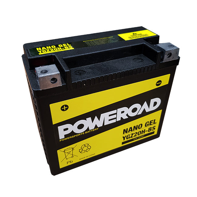 Poweroad YGZ20H-BS Nano Gel Battery Sealed Not Dg Harley