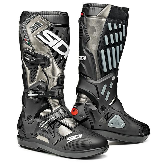 Sidi Atojo Srs Lead Grey Black Off-road Boots Size EU 43