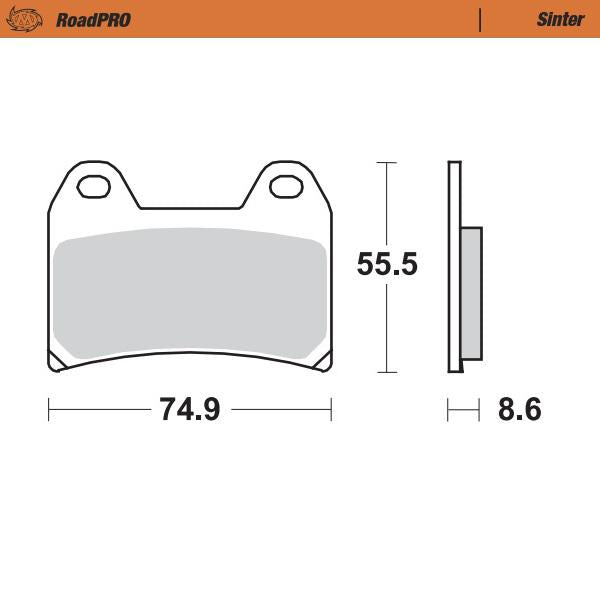 Moto Master Brake Pads Front Sintered For Aprilia Bmw Husqvarna Ktm Suzuki Yamaha