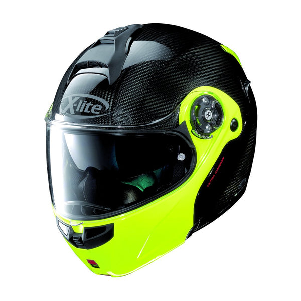 X-Lite X1004 Ultra Carbon Flip Face Helmet Carbon Yellow Small 56cm