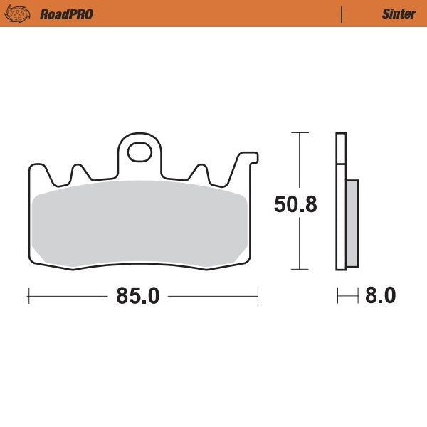 Moto Master Brake Pads Front Pro Sintered Aprilia Benelli Bmw Ducati Kawasaki Ktm