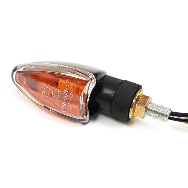 Tech 7 Mini Arrow Indicators Short 68MM Clear Lens E-mark