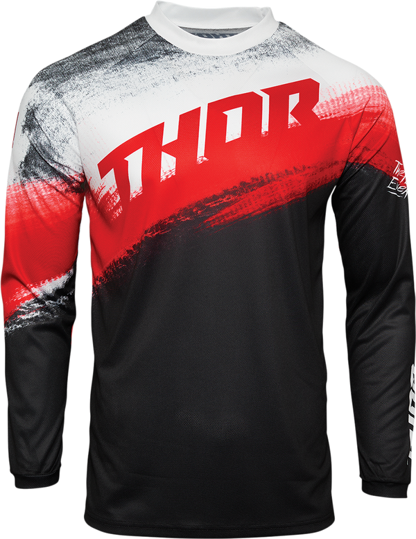 Thor Jersey Mx Sector M S21Y Vapor Black Red Youth Medium