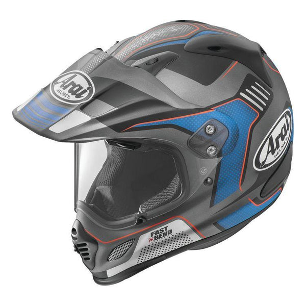 Arai XD-4 Adventure Helmet Vision Grey Blue Black Large 59cm 60cm