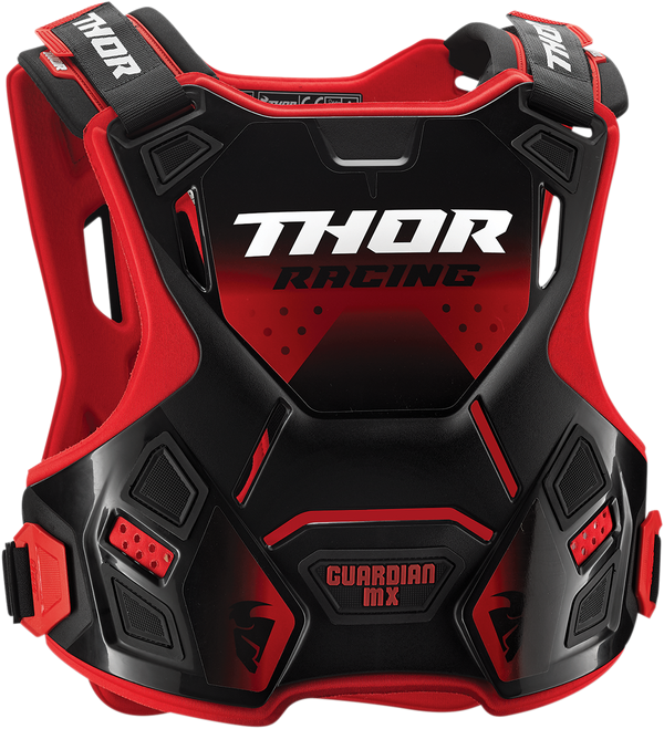 Thor Chest Protector MX Child Guardian Red 2XS XS {suits most riders 18-27kg}