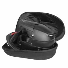 Ogio ATS Case in Stealth colourway has adjustable padding thickness which accommodates multiple helmet and neck brace types