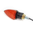 Tech 7 Mini Arrow Indicators E-mark Short 60mm Black Amber Lens