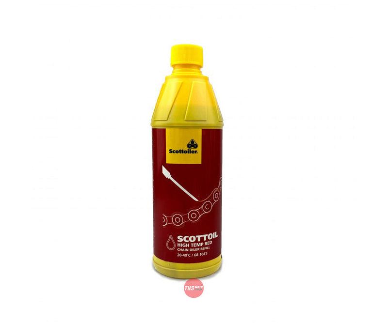 Scottoiler Motorcycle Chain Oiler High Temperature Red (500Ml Bottle 10/Ctn.) SA0004