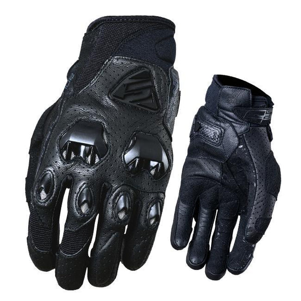 Five Gloves Stunt Evo Leather Vented Black Small