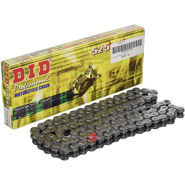 DID VX Pro Street X-Ring Chain 525VX x 108ZB ZJ solid bush rivet link