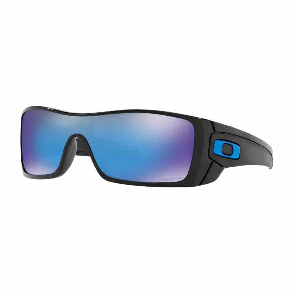 Oakley Batwolf sunglasses in Polished Black frame with Prizm Sapphire lens - OA-OO9101-5827