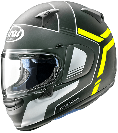 Arai Profile-V Full Face Helmet Tube Fluor Yellow (Matt) Large 59cm 60cm