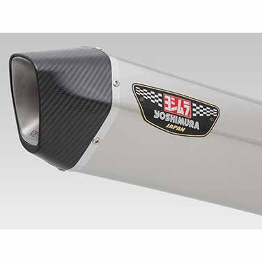 YM-180-664-L05G - Yoshimura stainless steel/carbon end (street sports) Hepta Force slip-on for KTM 1190 Adventure/R