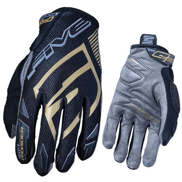 Five Gloves Off Roadf Prorider Black Gold Large
