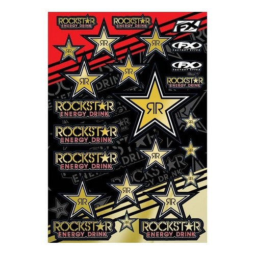 Factory Effex Rockstar Gold Sticker Sheet