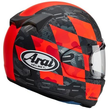 Arai Profile-V Full Face Helmet Patch Red XL 61cm 62cm