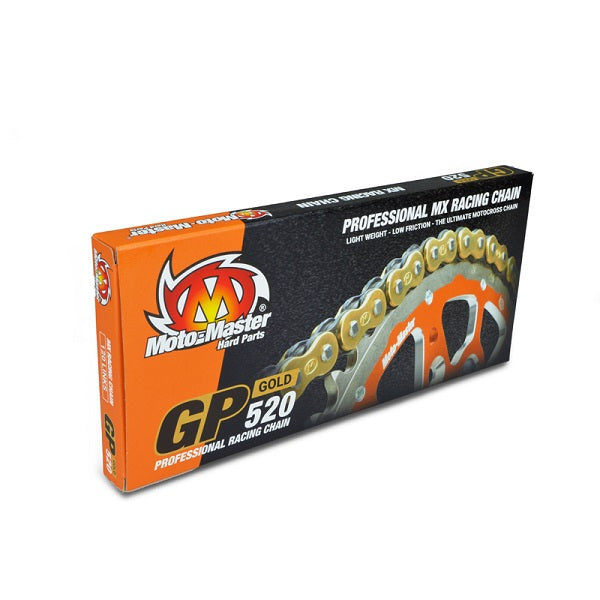 Moto Master Chain 520 - 120 Link Moto-Master Gp Gold Mx Racing