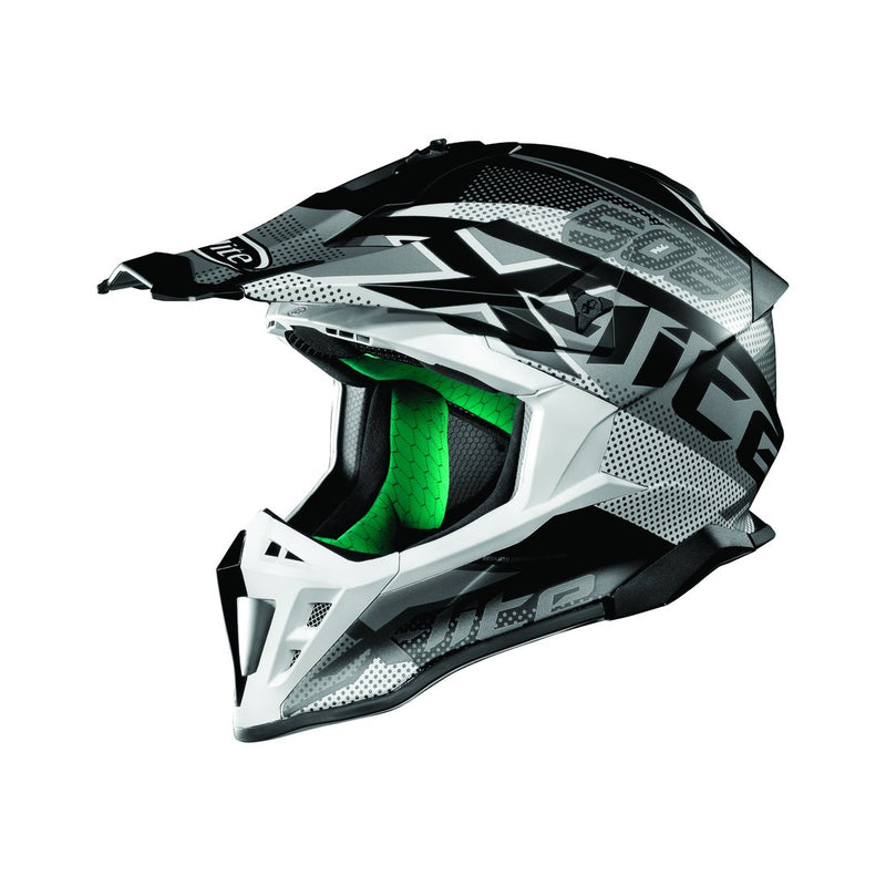 X-Lite X502 Off-Road Helmet Flat White Black Grey Medium 58cm