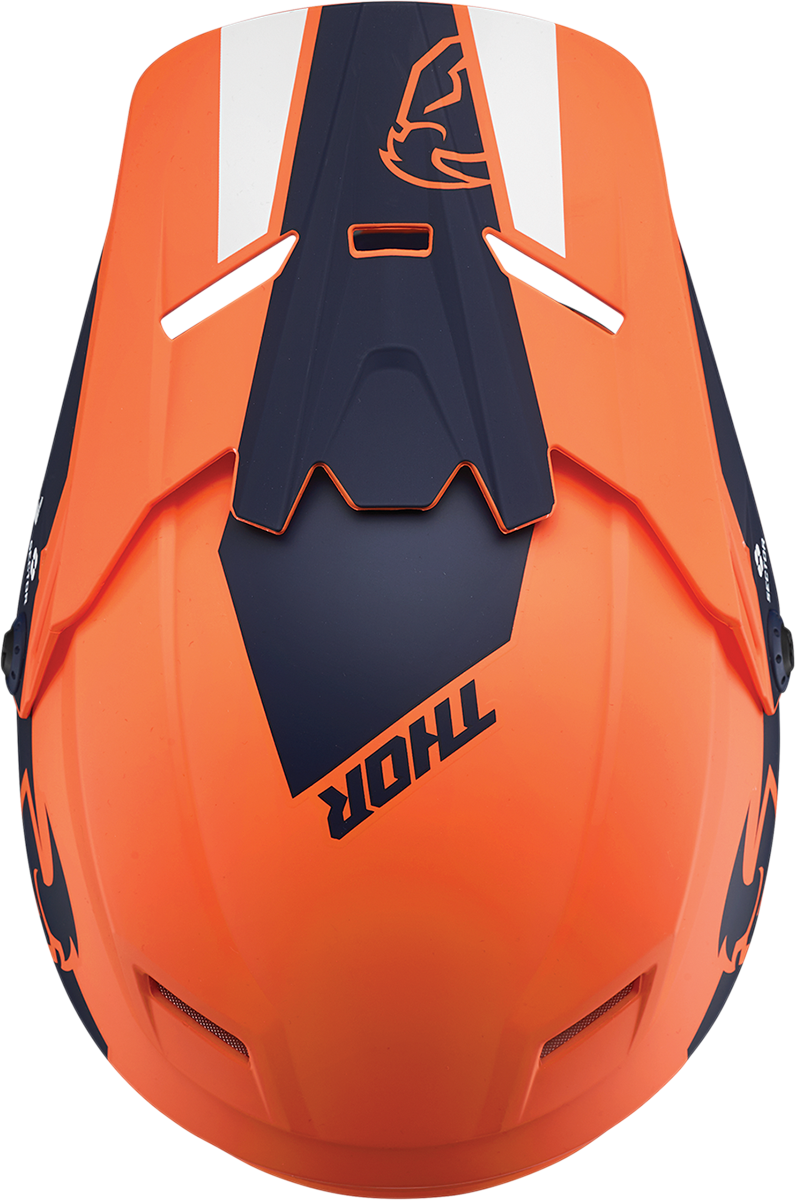 Thor Helmet S21Y Youth Sector MIPS MX Split Orange Navy Medium