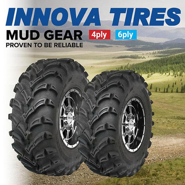 Innova Mudgear Atv Tyre 24x11-10 IA8004 4PR TL Mud Gear ATV Tyres