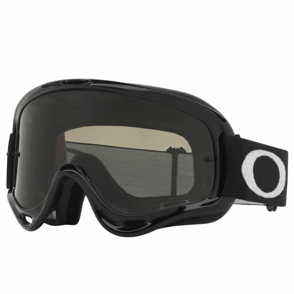 OA-OO7029-54 - Oakley O Frame MX goggles in jet black frame with dark gray lens