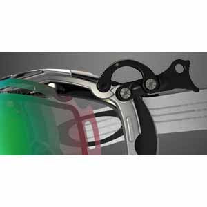 Oakley Airbrake - Jet Black Speed Mx Goggles With Clear Lens