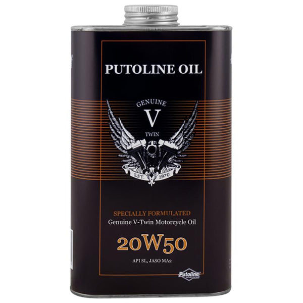 PUTOLINE GENUINE V-TWIN FULL-SYN 20W50 1LT (74110) *6