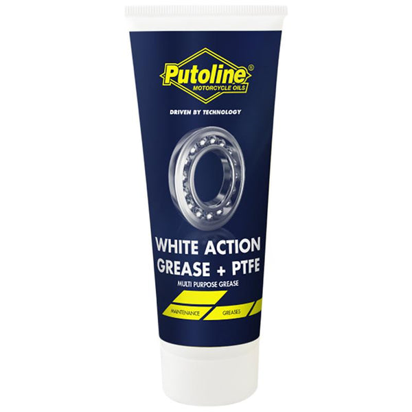 PUTOLINE ACTION GREASE - WHITE+PTFE 100GRM TUBE (74116) *12