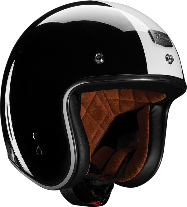 Thor Helmet Hallman McCoy XS Open Face MX Black White XSmall