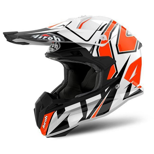 Airoh Helmet Shock Orange Gloss Terminator Off-Road Large 59cm 60cm