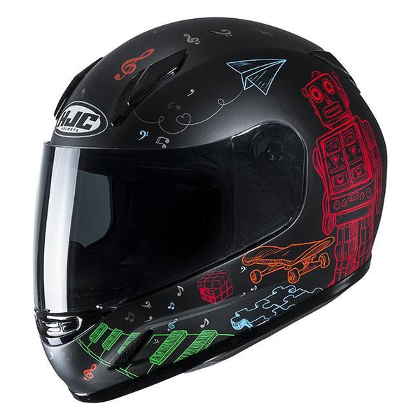 HJC Helmet CLY WAZO MC1SF Red Size Medium