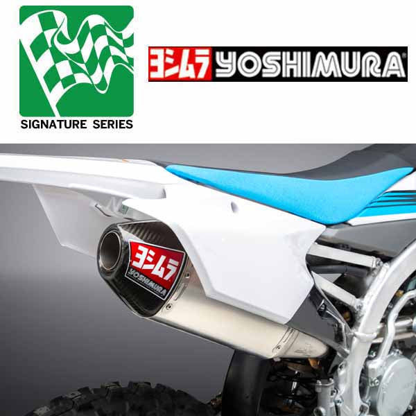 YM-231012D320 - Yoshimura RS-4 Stainless and Aluminium slip-on for 2014-2018 Yamaha YZ250F, 2015-2018 WR250F, 2015 YZ250FX