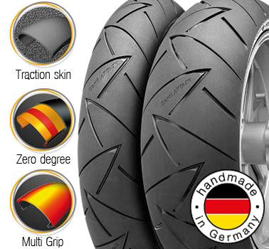 Continental Contiroadattack 2 Tyre 130/80-18 R 66V Rear Classic Racing Tubeless