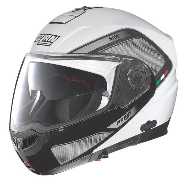 Nolan N104 Evo N-Com Flip Face Helmet White XS Extra Small 55cm