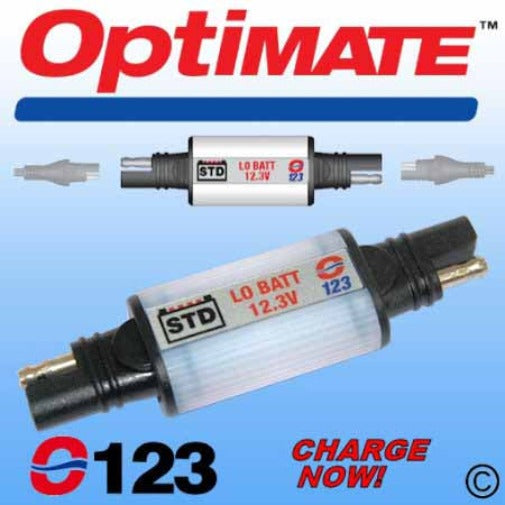 Optimate Charge Now! Warning Flasher - Standard And Wet Cell - Tecmate Led Accessory 123