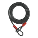 Abus Cobra 10mm/10 metre Loop Black/red