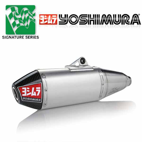 YM-234812D321 - Yoshimura Signature Series RS-4 slipon (stainless/aluminium/carbon fibre) for Yamaha 2014-2017 YZ450F, 2016-2017 FX and 2016-2018 WR450F
