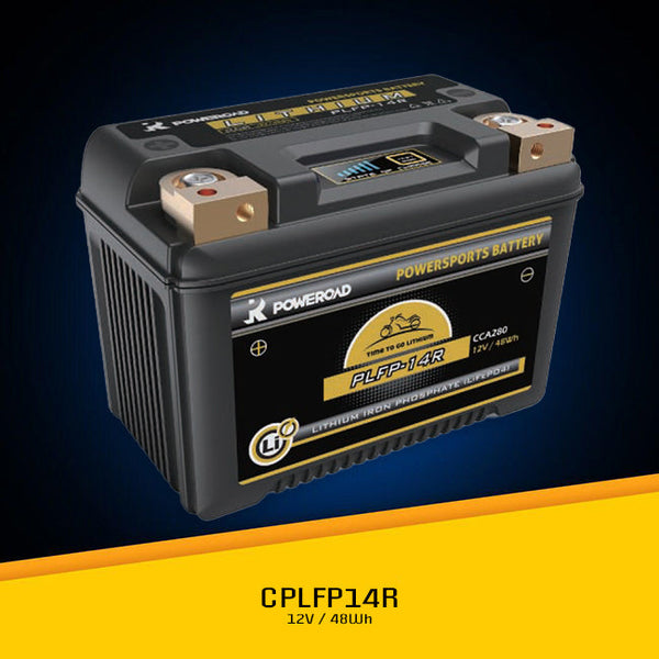 Poweroad PLFP-14R Lithium Ion 280CCA 8-16Ah Battery