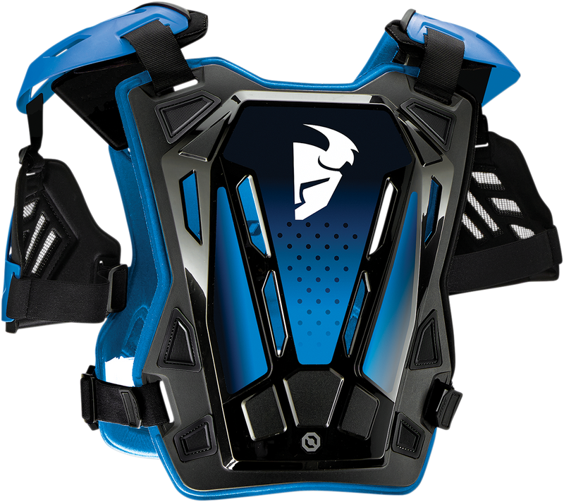 Thor Chest Protector MX Adult Medium Large Blue Black
