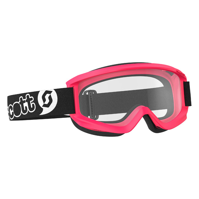 Scott Agent Pink Mini Goggle W/clear Lens 4-6 Yrs