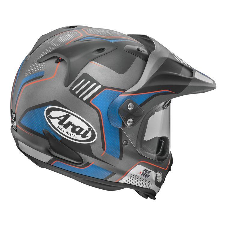Arai XD-4 Adventure Helmet Vision Grey Blue Black XL 61cm 62cm
